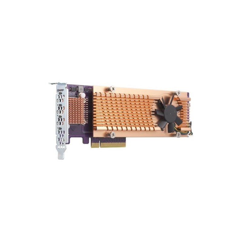 QNAP QM2 Card QM2-4P-384A Quad-M.2-2280-PCIe-SSD Erweiterungskarte